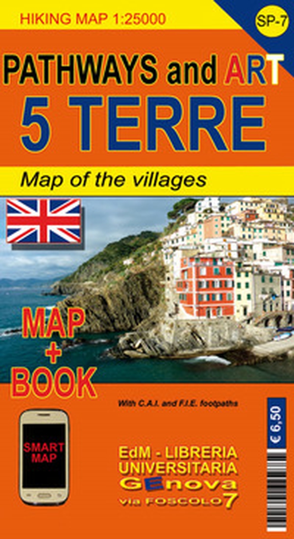SP 7 pathways and art Cinque Terre 1:25.000 - Librerie.coop SP 7 pathways and art Cinque Terre 1:25.000 - Librerie.coop