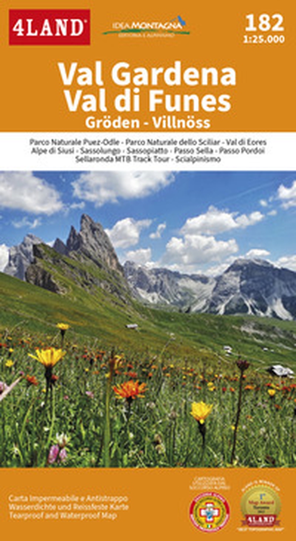 Val Gardena Val di Funes. 182. Gröden-Villnöss. 1:25.000 - Librerie.coop Val Gardena Val di Funes. 182. Gröden-Villnöss. 1:25.000 - Librerie.coop