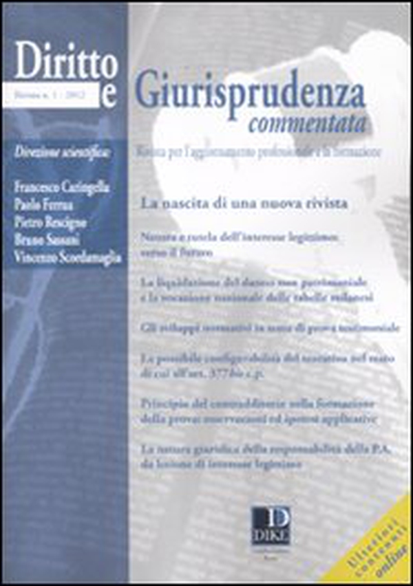 Diritto e giurisprudenza commentata - Vol. 1 - Librerie.coop Diritto e giurisprudenza commentata - Vol. 1 - Librerie.coop