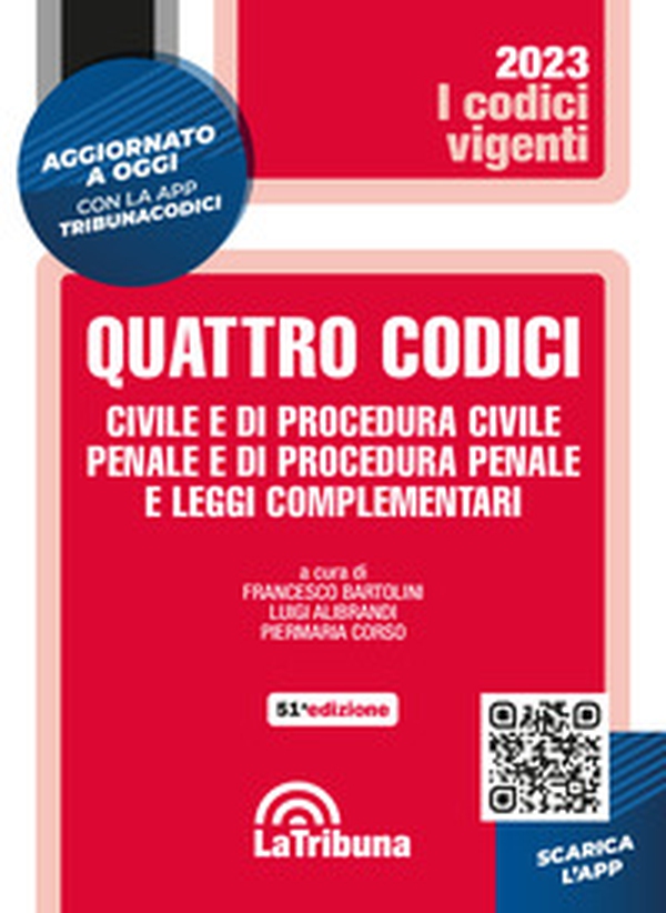 Quattro codici. Civile e di procedura civile, penale e di procedura penale e leggi complementari - Librerie.coop Quattro codici. Civile e di procedura civile, penale e di procedura penale e leggi complementari - Librerie.coop