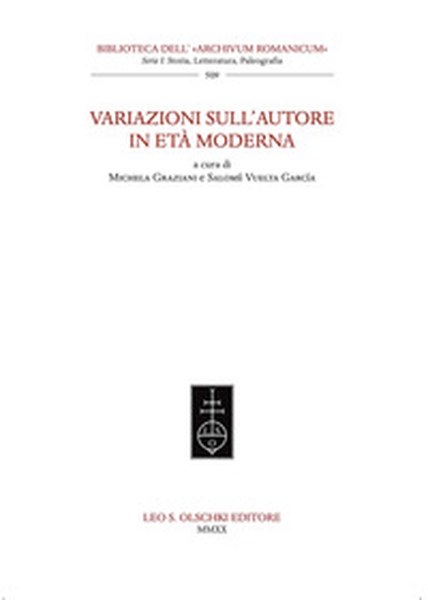 Variazioni sull'autore in età moderna - Librerie.coop Variazioni sull'autore in età moderna - Librerie.coop