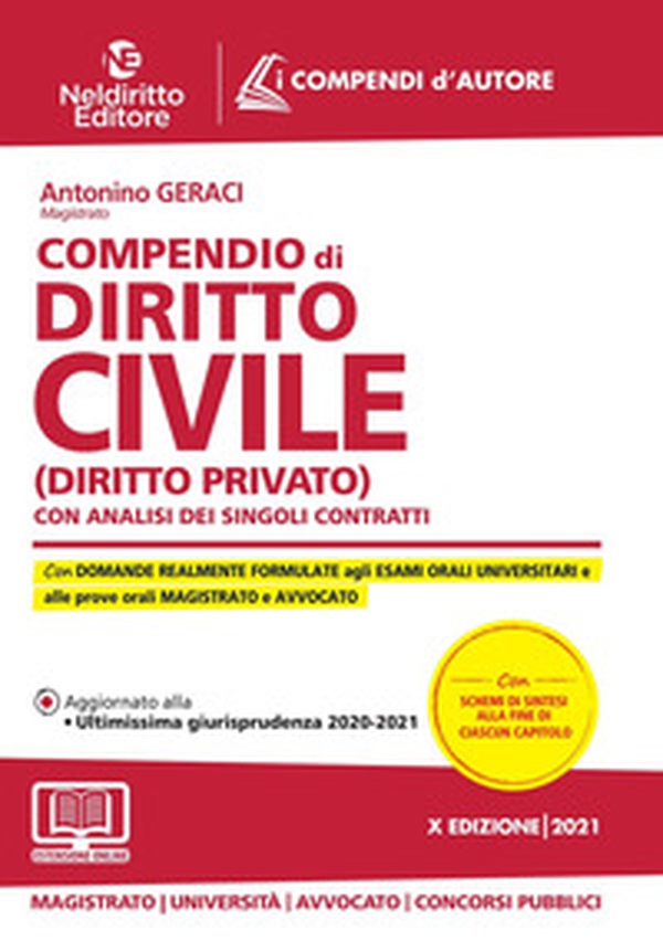 Compendio di diritto civile (Diritto privato). Con analisi dei singoli contratti - Librerie.coop Compendio di diritto civile (Diritto privato). Con analisi dei singoli contratti - Librerie.coop
