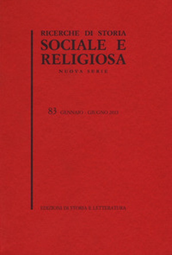 Ricerche di storia sociale e religiosa - Vol. 83 - Librerie.coop Ricerche di storia sociale e religiosa - Vol. 83 - Librerie.coop