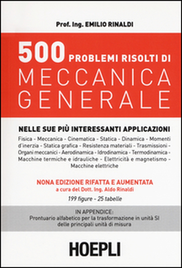 500 problemi risolti di meccanica generale - Librerie.coop 500 problemi risolti di meccanica generale - Librerie.coop