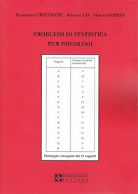 Problemi di statistica per psicologi. Problemi risolti e problemi da risolvere - Librerie.coop