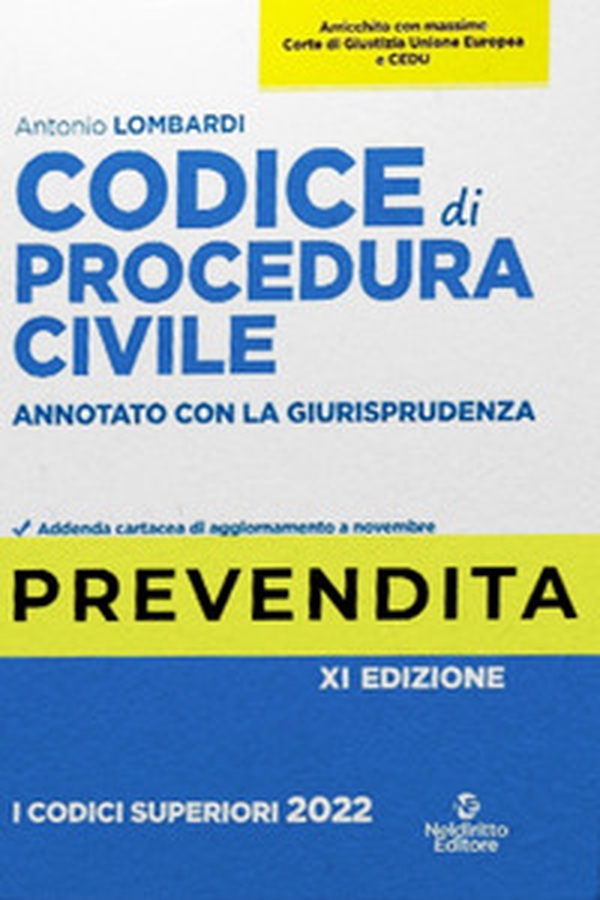 Codice di procedura civile. Annotato con la giurisprudenza - Librerie.coop Codice di procedura civile. Annotato con la giurisprudenza - Librerie.coop