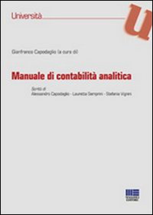 Manuale di contabilità analitica - Librerie.coop Manuale di contabilità analitica - Librerie.coop
