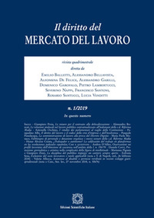 Il diritto del mercato del lavoro - Librerie.coop Il diritto del mercato del lavoro - Librerie.coop