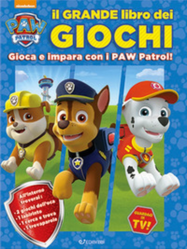 Il grande libro dei giochi. Gioca e impara con i Paw Patrol - Librerie.coop Il grande libro dei giochi. Gioca e impara con i Paw Patrol - Librerie.coop
