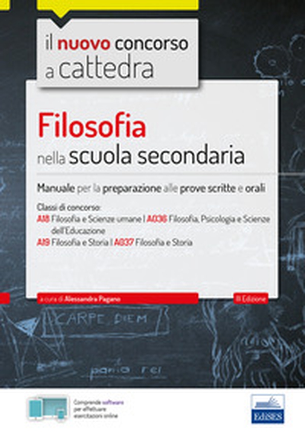 Filosofia nella scuola secondaria. Manuale per prove scritte e orali del concorso a cattedra - Librerie.coop Filosofia nella scuola secondaria. Manuale per prove scritte e orali del concorso a cattedra - Librerie.coop