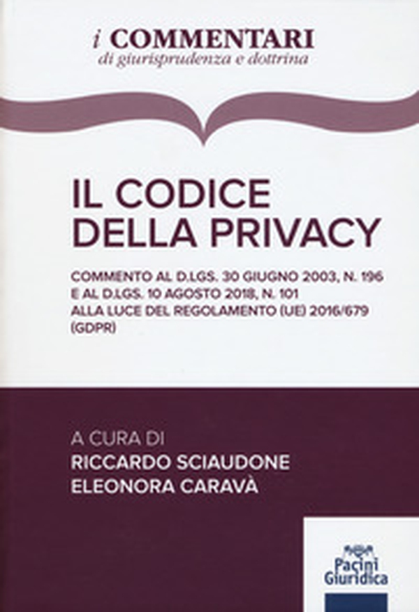 Il codice della privacy - Librerie.coop Il codice della privacy - Librerie.coop