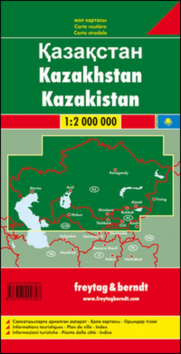 Kazakistan 1:2.000.000 - Librerie.coop Kazakistan 1:2.000.000 - Librerie.coop