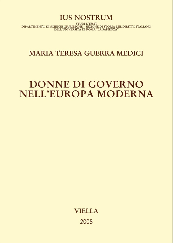 Donne di governo nell’Europa moderna - Librerie.coop Donne di governo nell’Europa moderna - Librerie.coop
