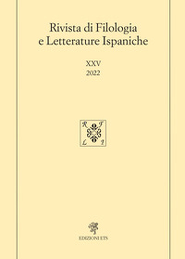 Rivista di filologia e letterature ispaniche - Vol. 25 - Librerie.coop Rivista di filologia e letterature ispaniche - Vol. 25 - Librerie.coop