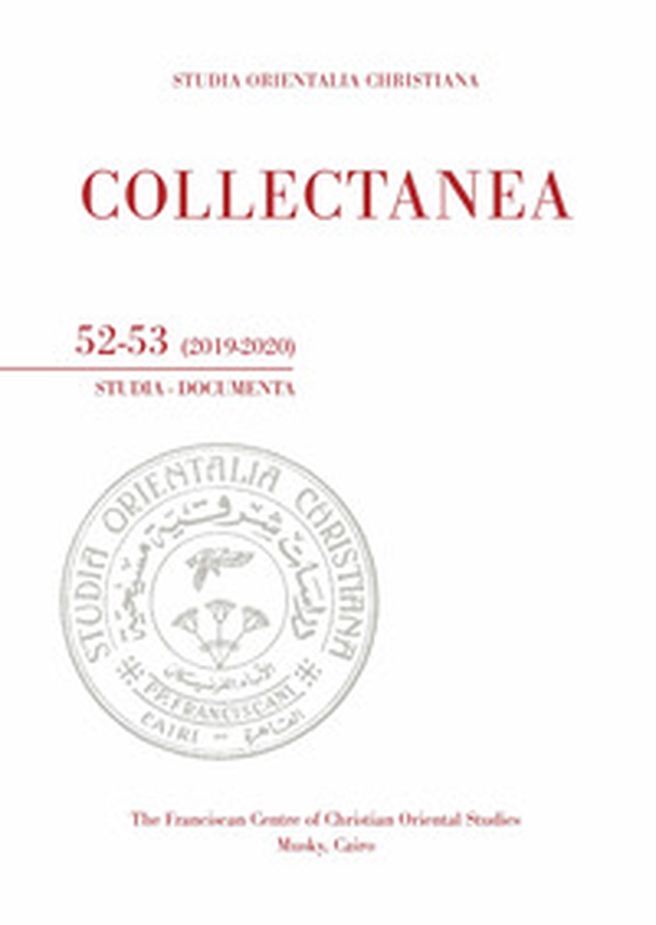 Studia orientalia christiana. Collectanea. Studia, documenta - Vol. 52-53 - Librerie.coop Studia orientalia christiana. Collectanea. Studia, documenta - Vol. 52-53 - Librerie.coop