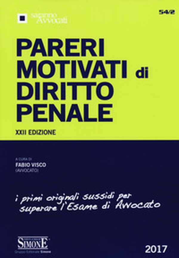Pareri motivati di diritto penale - Librerie.coop Pareri motivati di diritto penale - Librerie.coop
