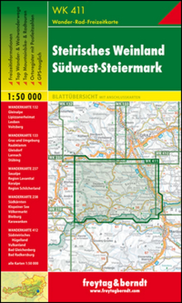 Steirisches Weinland, Südwest-Steiermark 1:50.000 - Librerie.coop Steirisches Weinland, Südwest-Steiermark 1:50.000 - Librerie.coop