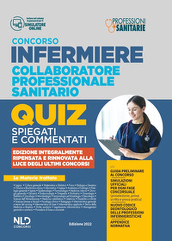 Infermiere 3000 quiz spiegati e commentati. Per tutti i concorsi pubblici da infermiere e collaboratore professionale e sanitario - Librerie.coop Infermiere 3000 quiz spiegati e commentati. Per tutti i concorsi pubblici da infermiere e collaboratore professionale e sanitario - Librerie.coop
