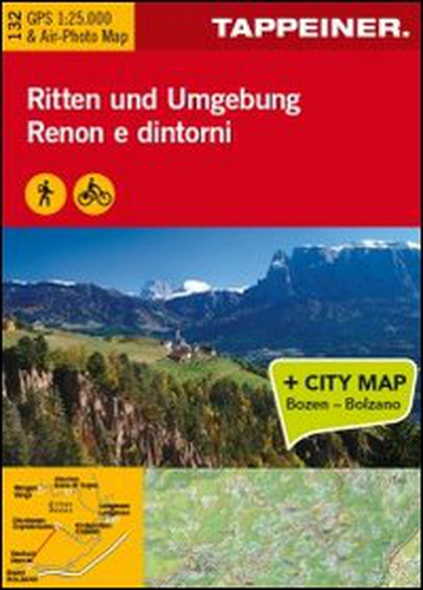 Renon e dintorni. Carta topografica 1:25.000. Con foto panoramica con consigli sugli itinerari. Ediz. italiana e tedesca - Librerie.coop Renon e dintorni. Carta topografica 1:25.000. Con foto panoramica con consigli sugli itinerari. Ediz. italiana e tedesca - Librerie.coop