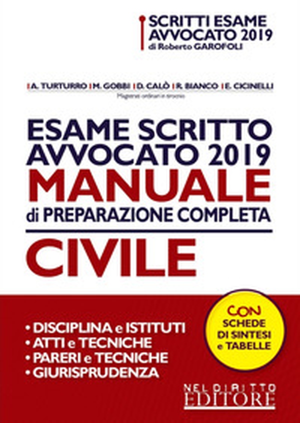 Esame scritto avvocato 2019. Manuale di preparazione completa civile - Librerie.coop Esame scritto avvocato 2019. Manuale di preparazione completa civile - Librerie.coop