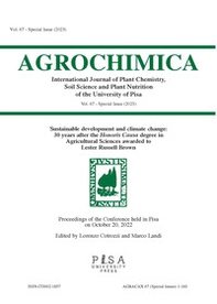 Agrochimica - Vol. 67 - Librerie.coop