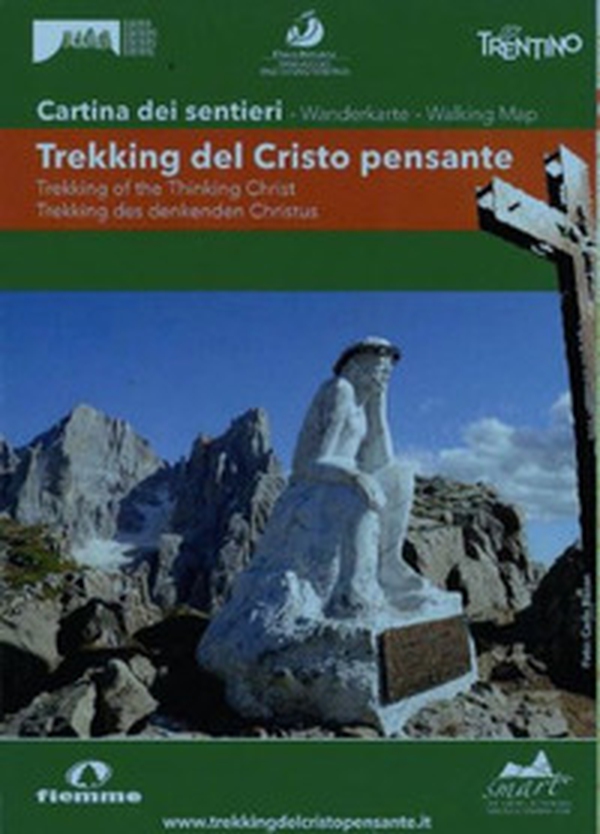 Trekking del Cristo pensante. Cartina dei sentieri. Ediz. italiana, inglese e tedesca - Librerie.coop Trekking del Cristo pensante. Cartina dei sentieri. Ediz. italiana, inglese e tedesca - Librerie.coop