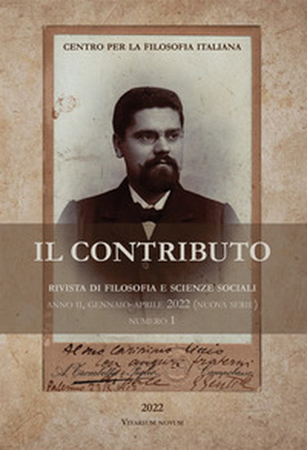 Il contributo. Rivista di filosofia e scienze sociali - Vol. 1 - Librerie.coop Il contributo. Rivista di filosofia e scienze sociali - Vol. 1 - Librerie.coop