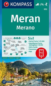 Carta escursionistica n. 053. Merano - Librerie.coop