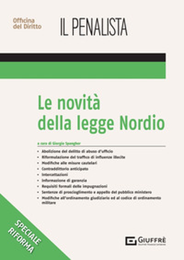Le novità della legge Nordio - Librerie.coop Le novità della legge Nordio - Librerie.coop