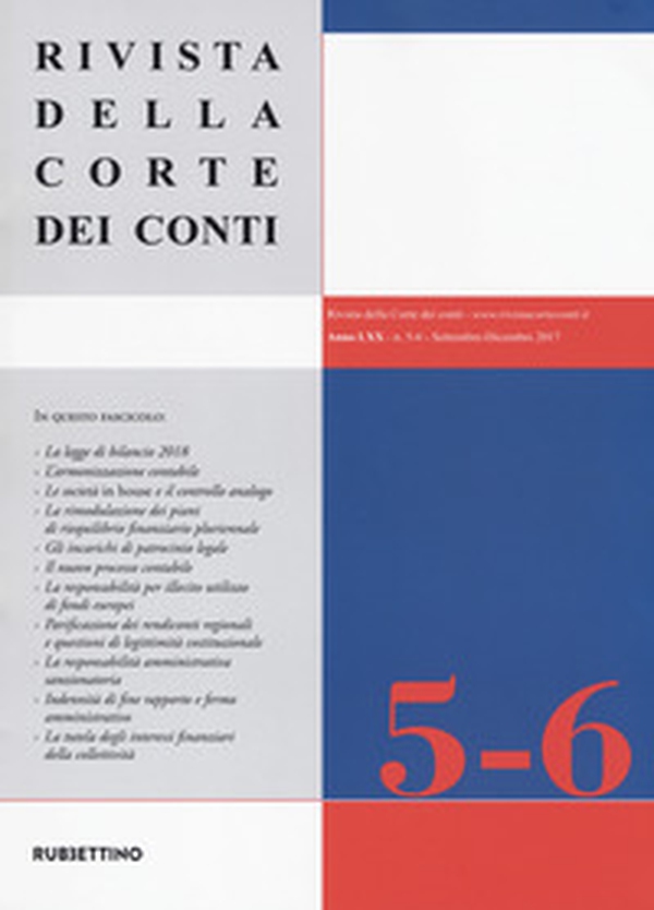 Rivista della Corte dei Conti - Vol. 5-6 - Librerie.coop Rivista della Corte dei Conti - Vol. 5-6 - Librerie.coop
