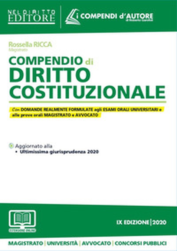 Compendio di diritto costituzionale - Librerie.coop Compendio di diritto costituzionale - Librerie.coop