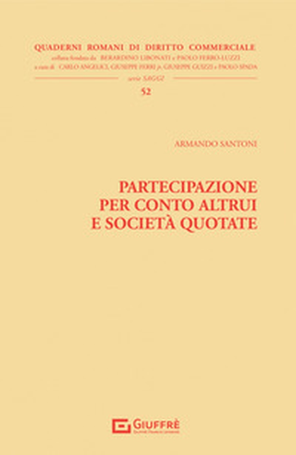 Partecipazione per conto altrui e società quotate - Librerie.coop Partecipazione per conto altrui e società quotate - Librerie.coop