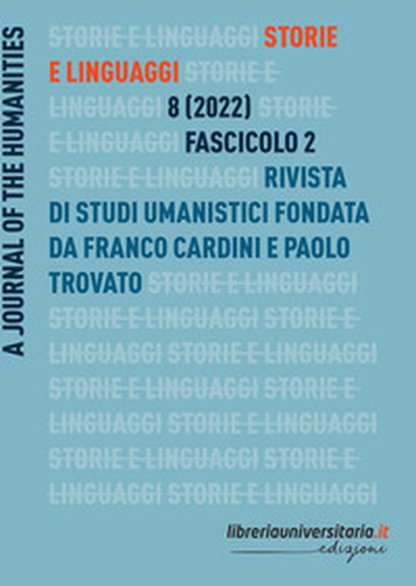 Storie e linguaggi. Rivista di studi umanistici - Vol. 2 - Librerie.coop Storie e linguaggi. Rivista di studi umanistici - Vol. 2 - Librerie.coop