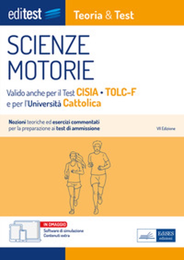 EdiTEST. Scienze motorie. Teoria & Test. Nozioni teoriche ed esercizi commentati per la preparazione ai test di ammissione - Librerie.coop EdiTEST. Scienze motorie. Teoria & Test. Nozioni teoriche ed esercizi commentati per la preparazione ai test di ammissione - Librerie.coop