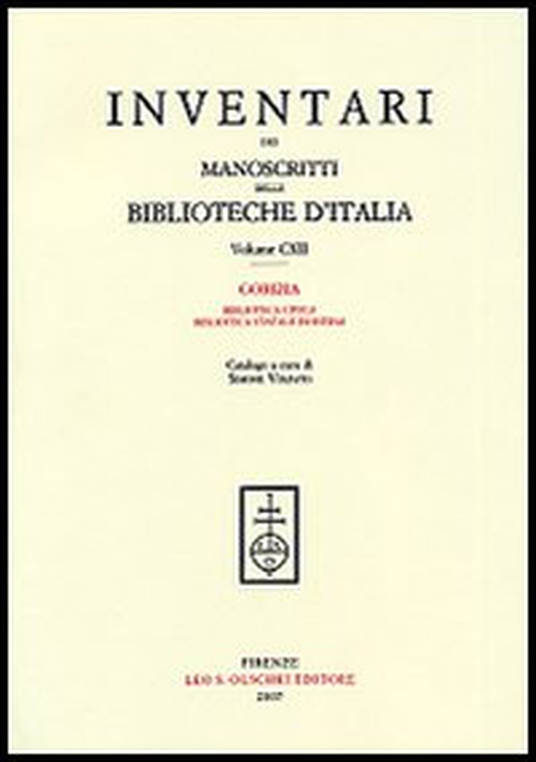 Inventari dei manoscritti delle Biblioteche d'Italia - Vol. 112 - Librerie.coop Inventari dei manoscritti delle Biblioteche d'Italia - Vol. 112 - Librerie.coop