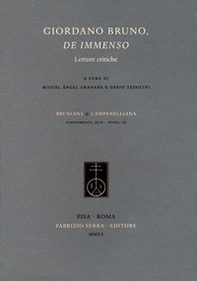 Giordano Bruno, «De Immenso». Letture critiche - Librerie.coop