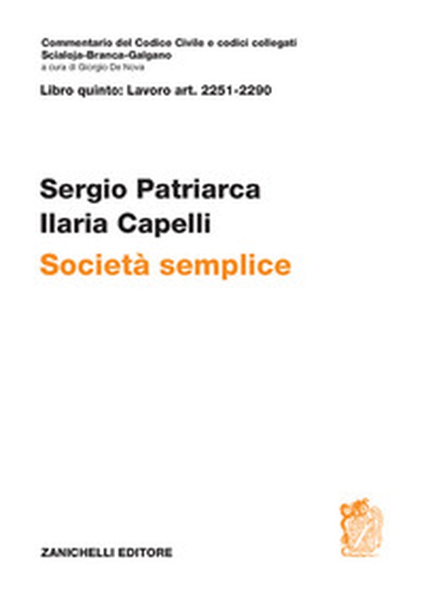 ART. 2251-2290. Società semplice - Librerie.coop ART. 2251-2290. Società semplice - Librerie.coop