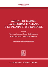 Azione di classe: la riforma italiana e le prospettive europee - Librerie.coop