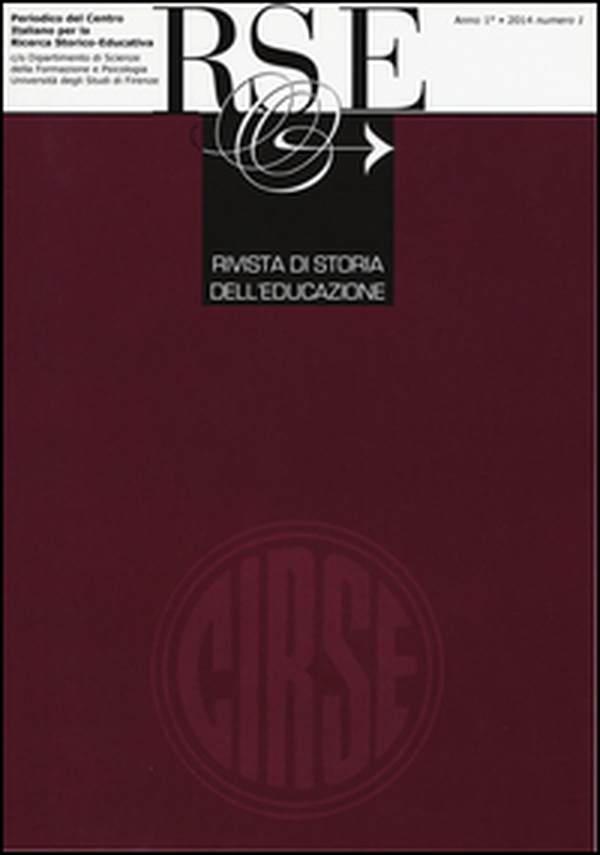 Rivista di storia dell'educazione - Vol. 1 - Librerie.coop Rivista di storia dell'educazione - Vol. 1 - Librerie.coop