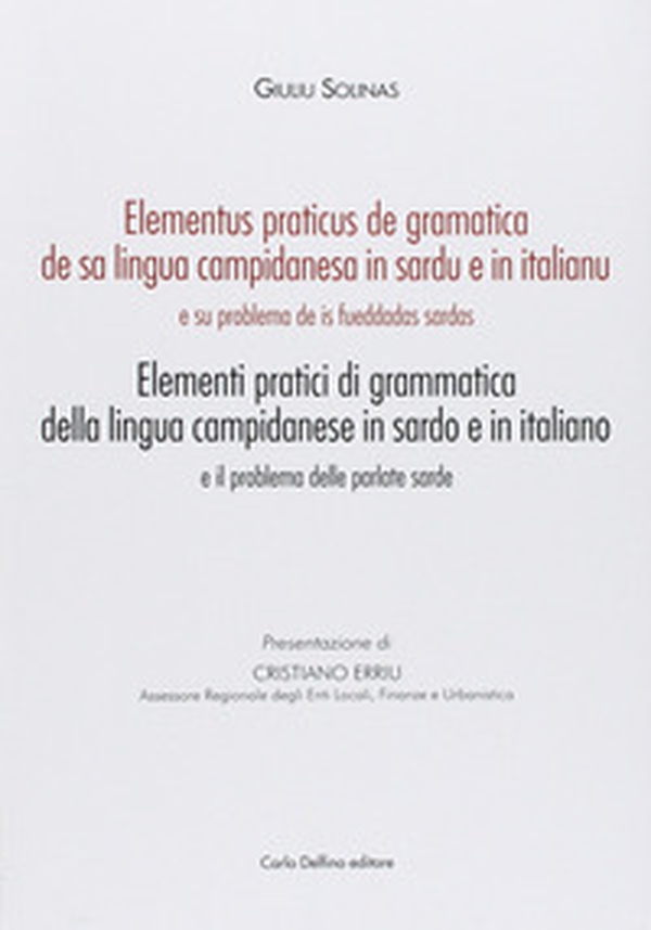 Elementi pratici grammatica campidanese - Librerie.coop Elementi pratici grammatica campidanese - Librerie.coop