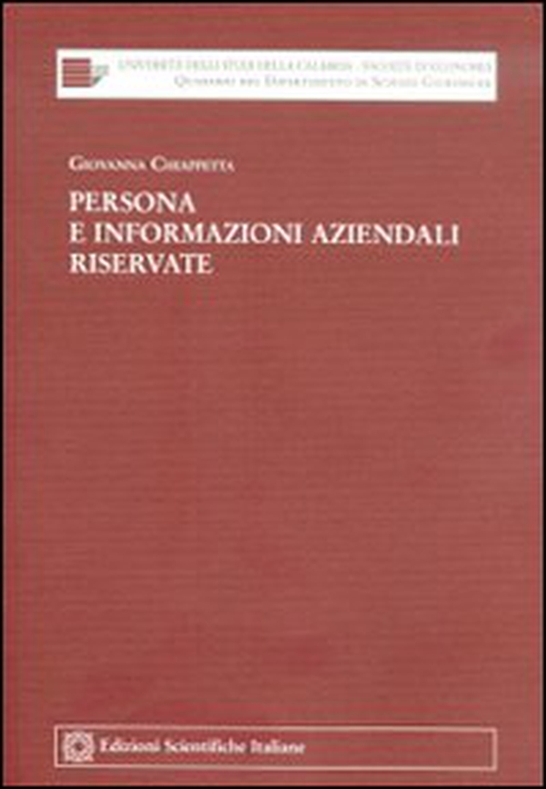 Persona e informazioni aziendali riservate - Librerie.coop Persona e informazioni aziendali riservate - Librerie.coop