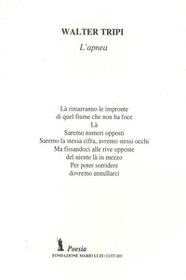 L'apnea - Librerie.coop L'apnea - Librerie.coop