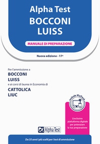 Alpha Test. Bocconi e LUISS. Manuale di preparazione - Librerie.coop