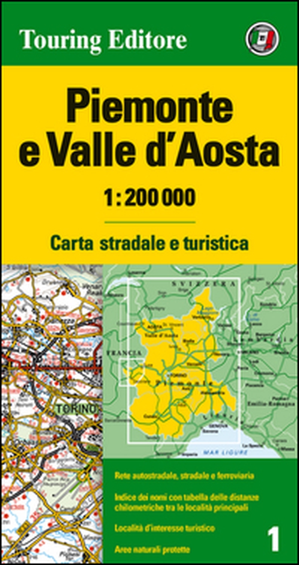 Piemonte e Valle d'Aosta 1:200.000. Carta stradale e turistica - Librerie.coop Piemonte e Valle d'Aosta 1:200.000. Carta stradale e turistica - Librerie.coop