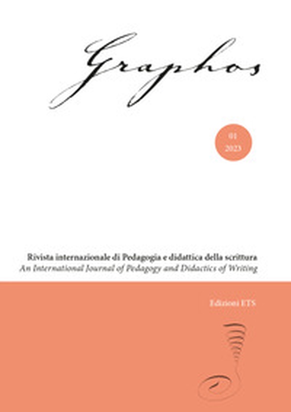 Graphos. Rivista internazionale di pedagogia e didattica della scrittura - Vol. 1 - Librerie.coop Graphos. Rivista internazionale di pedagogia e didattica della scrittura - Vol. 1 - Librerie.coop