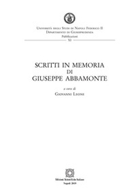 Scritti in memoria di Giuseppe Abbamonte - Librerie.coop