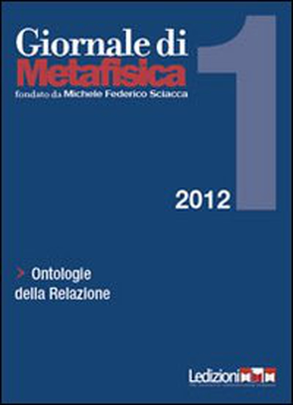 Giornale di metafisica - Librerie.coop Giornale di metafisica - Librerie.coop