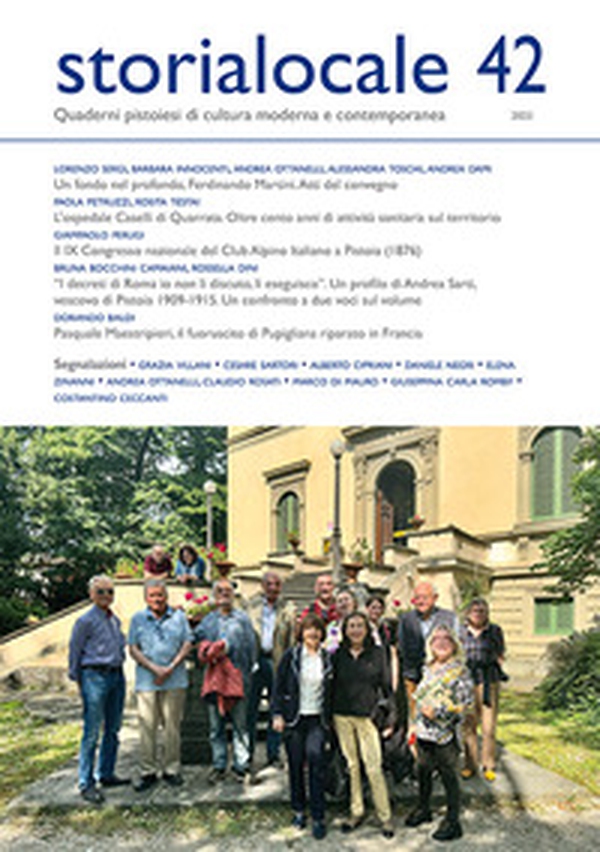 Storia locale. Quaderni pistoiesi di cultura moderna e contemporanea - Vol. 42 - Librerie.coop Storia locale. Quaderni pistoiesi di cultura moderna e contemporanea - Vol. 42 - Librerie.coop
