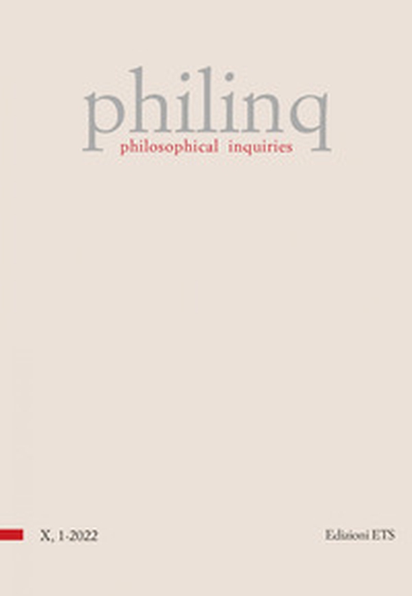 Philinq. Philosophical inquiries - Vol. 1 - Librerie.coop Philinq. Philosophical inquiries - Vol. 1 - Librerie.coop