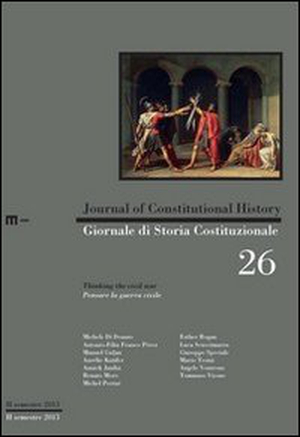 Giornale di storia costituzionale. Ediz. italiana e inglese - Vol. 26 - Librerie.coop Giornale di storia costituzionale. Ediz. italiana e inglese - Vol. 26 - Librerie.coop